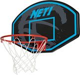 NET1 Vertical 76 x 50 cm Backboard & Goal Basketball System, Blue