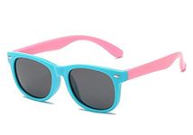 Boolavard Kids Polarized Sunglasses Rubber Flexible Shades for Girls Boys Age 3-11