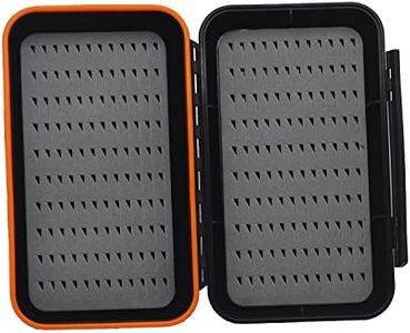 alichino two sided light weights foam insert fishing fly box, fishing box for fly tying… (Grey Foam Insert Fly Box)