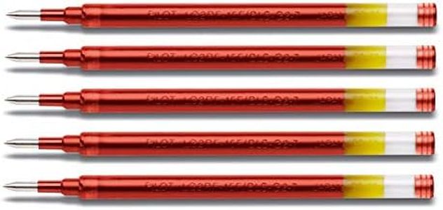 Pilot Lot de 5 stylos gel G2 07 - Rouge