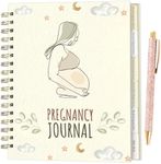 Pregnancy Journal, Pregnancy Journal for First Time Mom, Pregnancy Book, Which Includes a Beautiful Pen, Mom to Be Gift, Pregnancy Planner, Hard Cover on an Unique Design, Pastel Colors.