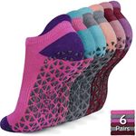 Non Slip Yoga Socks with Grips for 