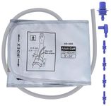 ELERA Extra Large Blood Pressure Cuff, XXL BP Replacement Cuff for Arms 22-60cm with 6 Connectors, Compatible with Omron BP Monitors - Accurate and Convenient