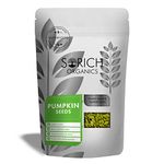 Sorich Organics Raw Pumpkin Seeds for Eating 100gm | Morning Breakfast Healthy Snacks | Diet Food | Immunity Booster | Rich in Antioxidants | Fiber Rich Superfood