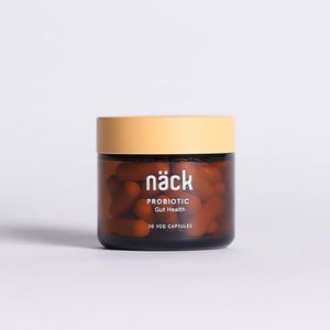 Näck Probiotic | Patented strain LactoSpore® | Clinically Proven Bacillus Coagulans for Digestive Health | Vegan, Non-GMO, Shelf-Stable | Gut Health Supplement | 2 Billion CFU | 30 vegan capsules
