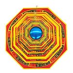 LSDMY Chinese Feng Shui Bagua Mirror Use for Protection Against Passive Negative Energy & Harmful Energy (Convex - 8 inch)