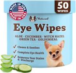 Natural Dog Eye Wipes for Dogs -50 