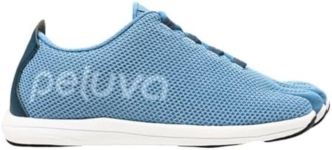 Peluva Strand Sport Mesh Trainer | Men's 5-Toe, Zero-Drop, Barefoot Shoes Carolina Blue/Navy