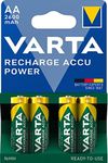 VARTA Rechargeable Accu Ready2Use Pre-Charged 2600 mAh AA Mignon Ni-MH Battery (Pack of 4)