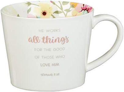 He Works All Things Coffee Mug - Romans 8:28