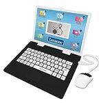 Lexibook JC498i1, Educational Laptop Bilingual English/French, 124 Language Activities, Writing, Maths, Logic, Music and Games, Boys and Girls