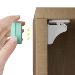 MtMinn Child Safety Magnetic Cabinet Locks (12 Pack + 2 Keys) - Baby Proofing Cupboard Locks with Key for Toddler-Easy Installation, Invisible, Blue