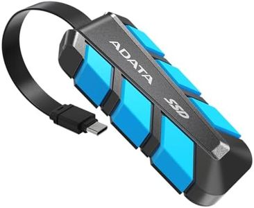 ADATA SC740 External Solid State Drive 500GB, USB 3.2 Gen2 USB-C External Portable SSD - up to 1050 MB/s