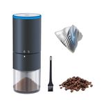 Coffee Grinder Electric,Mcbazel USB Rechargeable Coffee Bean Grinder Electric Burr Coffee Grinder with Stainless Steel Grinding Core