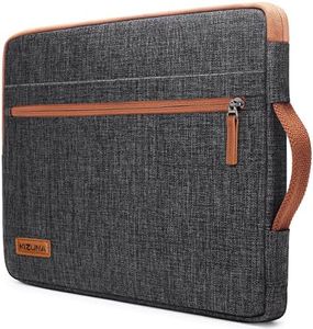 KIZUNA Laptop Sleeve Case Bag 12.5-15.6 Inch Water Resistant Carrying Handbag Brown 13-13.3 Inch / 13" MacBook Air