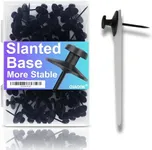 50pcs Black Thumb Tacks for Wall Pi