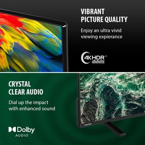 Toshiba 50" 4K Ultra HD Smart TV – HDR10, VIDAA, Dolby Audio, Alexa