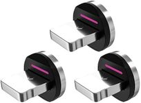 Statik 360 Pro Magnetic Connectors Tips for Fast Charging - Only Compatible with Statik360 Pro Magnet Phone Charger Cable - 3-Pack Includes i-Product Magnetic Adapter - Compatible with USB Devices