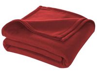 Cloth Fusion Polar Fleece Blanket Single Bed for Winter (60x90 Inches, Rust Red)