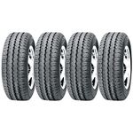 4-10" inch trailer wheel & tyre 145R10 radial 430kgs 84/82N 4 stud 100mm pcd