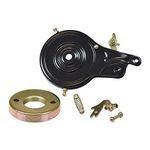 AlveyTech 80 mm Rear Band Drum Brake Assembly - Schwinn Meridian rear brake For Trike, Razor Pocket Mod Rocket, Dirt Bike & Scooter - With Rotor, Spring, and Hardware - Schwinn Meridian Trike Parts