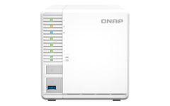 QNAP TS-364-8G | 3-Bay, Intel Quad-core CPU, 2 x M.2 Slots, 2.5GbE RAID5 Desktop NAS, 8GB RAM