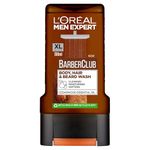 L'Oréal Paris Men Expert Barber Club Body & Hair & Beard XL Wash, Cleanse, Soften and Moisturise, Enriched with Cedarwood Oil, 400ml