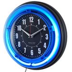 Neon Clock For Garage