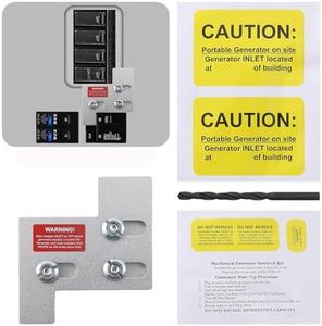Senshare Generator Interlock Kit for General Electric GE 150 and 200 Amp Panels with 1 1/4 Spacing, Generator to House Hookup Kit for GE Generator Interlock Kit & GE Interlock Kit 200 Amp