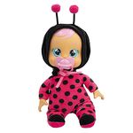 Cry Babies Magic Tears Cry Babies Tiny Cuddles Lady - 9 Inch Baby Doll, Cries Real Tears. Red&Black, Multicolor