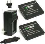 Wasabi Power Battery (2-Pack) and Charger for Fujifilm NP-50, BC-50, BC-45W and Fuji FinePix F50FD, F60FD, F70EXR, F75EXR, F80EXR, F85EXR, F100FD, F200EXR, F300EXR, F305EXR, F500EXR, F505EXR, F550EXR, F600EXR, F605EXR, F660EXR, F665EXR, F750EXR, F770EXR, F775EXR, F800EXR, F850EXR, F900EXR, REAL 3D W3, X10, X20, XF1, XP100, XP110, XP150, XP160, XP170, XP200