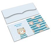 Brown Cloud Customized Exclusive Shagun/Money/Gift Envelope/Cover/Lifafa for Kids/Gift/Festival with Personalized Text Message/Name/Photo (SEKIDS 011)