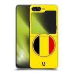 Head Case Designs Belgium Belgian België Flag Flag Patches Hard Back Case Compatible With Samsung Galaxy Z Flip5