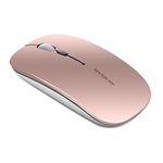 Bluetooth Mouse For Laptop Rose Gold