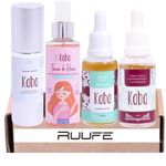 Cuidado Facial kaba kit (4 pack) Tonico facial despigmentante kaba aceite facial de oro 24 k kaba tonico de rosas kaba serum vitamina c kaba