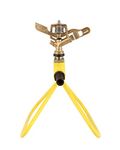 DIVINE TREE 360 Degree Rotating Automatic Garden Brass Sprinkler with Stand Heavy Duty Brass Impact Head Sprinkler-Irrigation System for Lawn
