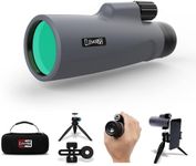 2024 New12x56 High Power Monoculars for Adluts, Tripod Travel Bag with Smartphone Adapter, BAK-4 Prism, Ultra Clear FMC Lens for Bird Watching, Hunting, Traveling, Hiking.Low Night Vision