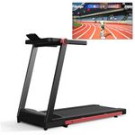 Superun Raceable Treadmill for Home Foldable, Folding Treadmill Suitable for High-Tech Equipment,Incline Treadmill 158KG Weight Capacity, Running Machine with Multi-Runner Races Door to Door Delivery