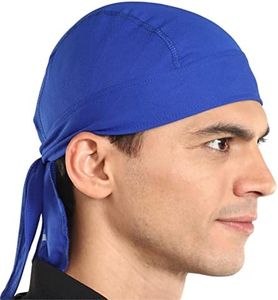 Tough Headwear Cooling Helmet Liner - Do Rag Skull Caps for Men - Hard Hat Liner Sweat Cap - Cycling Cap - Pirate Bandana