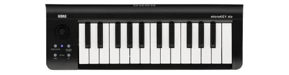 Korg - microKEY2-25AIR Bluetooth Wireless + USB MIDI Controller - 25 Key - Black