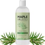 Maple Holistics Tea Tree Oil Conditioner + Color Safe Dandruff & Dry + Damaged Hair Treatment And Dry Scalp Relief To Naturally Refresh Hair With Pure Tea Tree Essential Oil And Jojoba For Silky Soft Hair