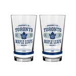 NHL Toronto Maple Leafs "Property of" Mixing Glass, 2-Pack