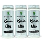 HerbtoniQ Organic Kaolin Clay Powder For Face Pack and Hair Pack (Pack of 3)