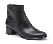 Vionic Women's Kamryn Water Proof Ankle Boot Medium 6.5 Black Leather US