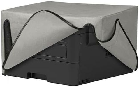 kwmobile Dust Cover Compatible with Brother DCP-L2530DW / L2550DN / MFC-L2710DN / L2750DW - Printer Case - Fabric Protector Cover - Light Grey