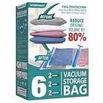 6 Space Saver Vacuum Storage Bags, 