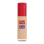 Rimmel Lasting Finish 35Hr Foundation 070 Sesame, Full Coverage, Hydrating, SPF20, Hyaluronic Acid, Vitamin E, 2% Niacinamide, All Day Wear, Vegan, Cruelty Free