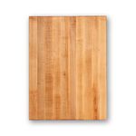 John Boos Platinum Commercial Series Rectangular Wooden Maple Cutting Board 24”x18” – 1.75” Thick, 21-lb Reversible Butcher Block with 1/4” Radius Edges, Edge-Grain & Finger Grips – Made in the USA