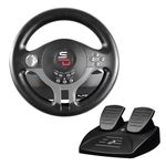 Subsonic Superdrive - Racing Steering Wheel Driving Wheel SV250 with pedals and shift paddles for Nintendo Switch - PS4 - Xbox One - PC