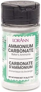 LorAnn Baker's Ammonia (Ammonium Carbonate) 2.7 oz., Jar